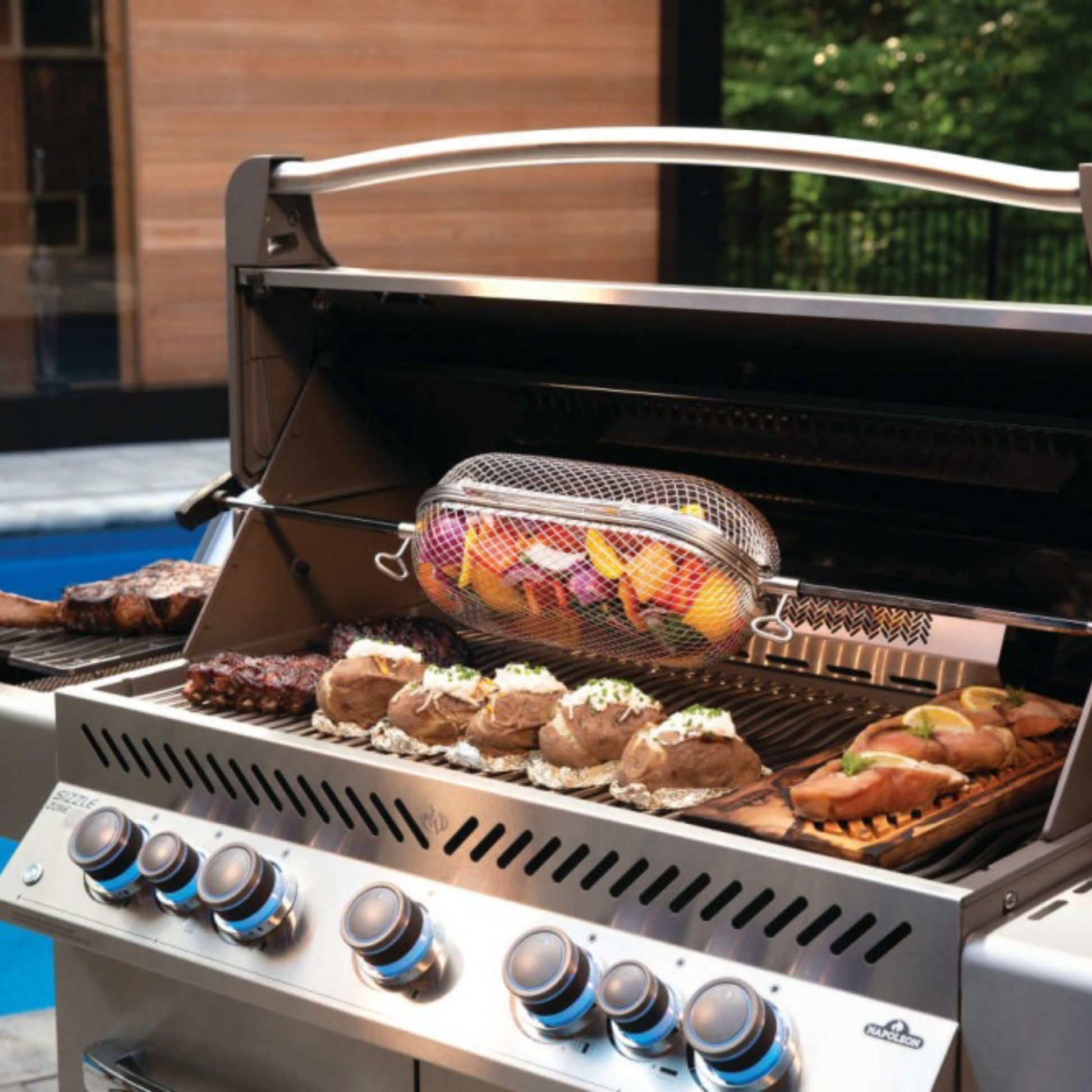 Rotisserie Grill Basket
