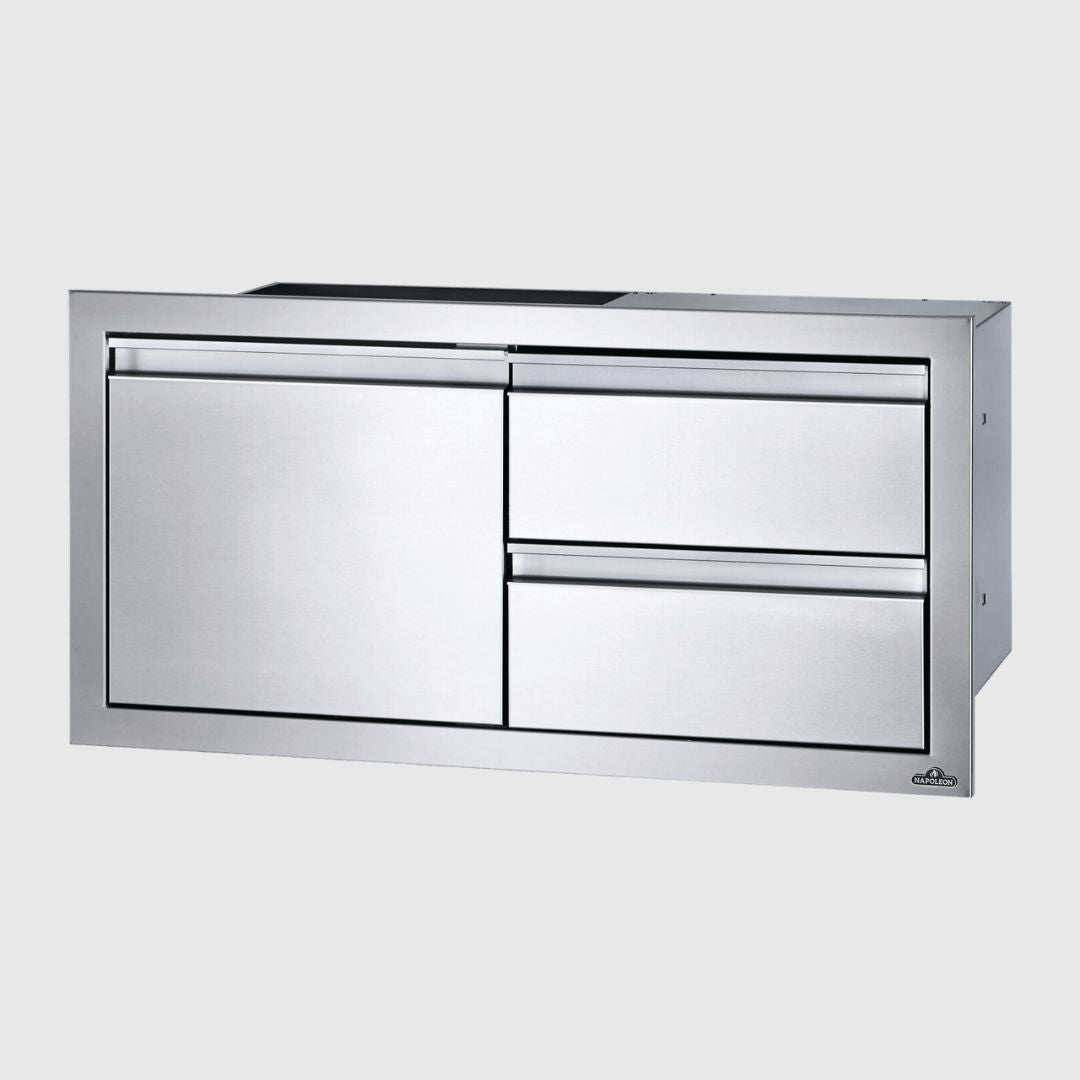 36 x 16 inch Single Door & Double Drawer Combo