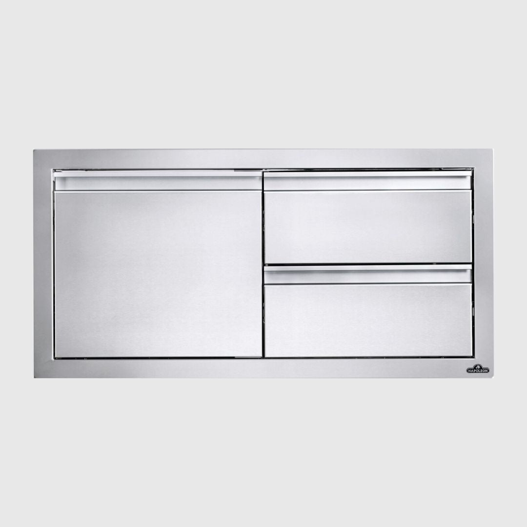 36 x 16 inch Single Door & Double Drawer Combo