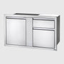 42 x 24 inch Large Door & Waste Bin Drawer