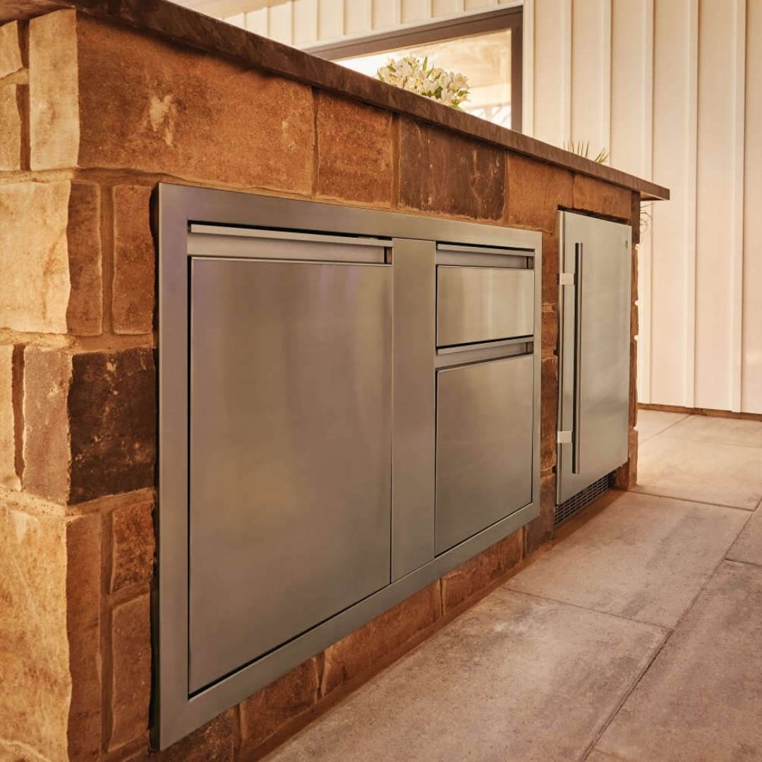 42 x 24 inch Large Door & Waste Bin Drawer