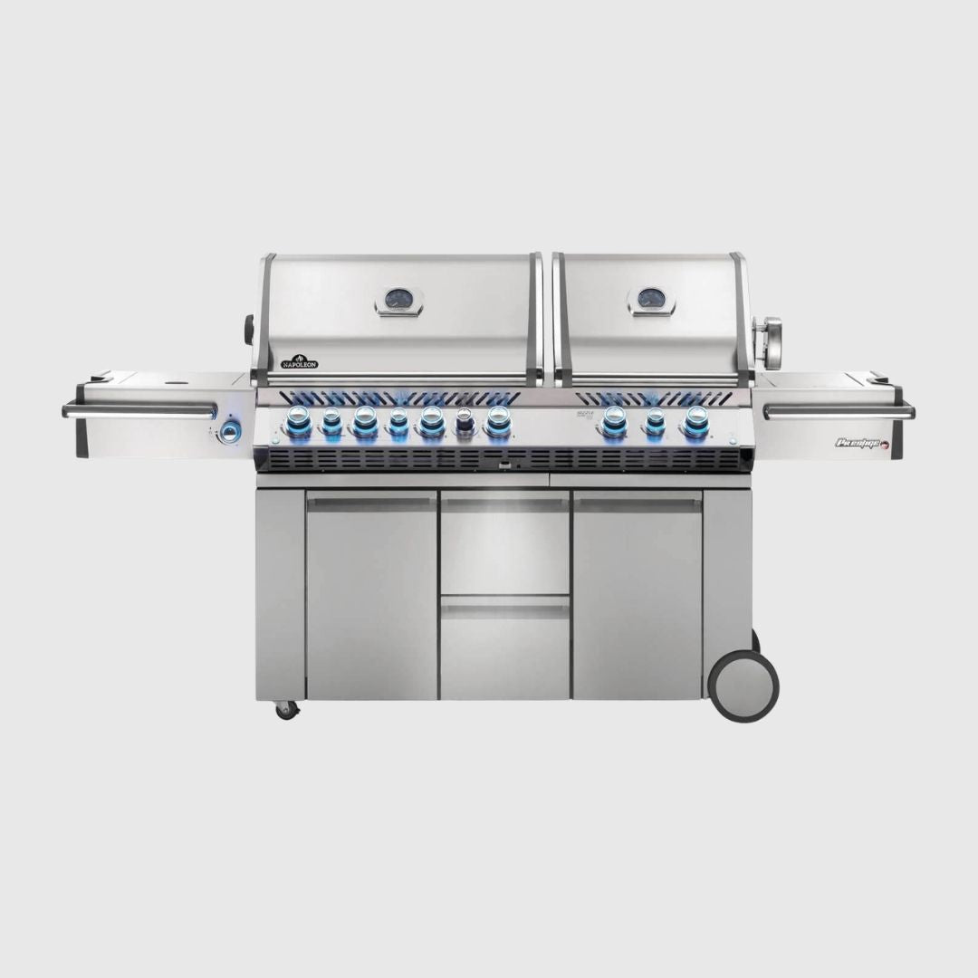 PRO™ 825 Propane Gas Grill with Power Side Burner & Infrared Rear & Bottom Burners